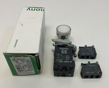 Schneider Electric XB4-BW3145 White Push Button - 0