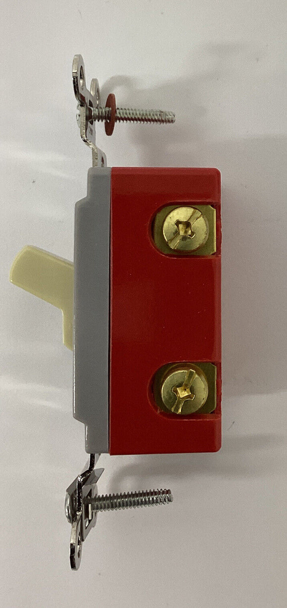 Hubbell HBL1221I Single Pole Ivory Toggle Switch  20Amp