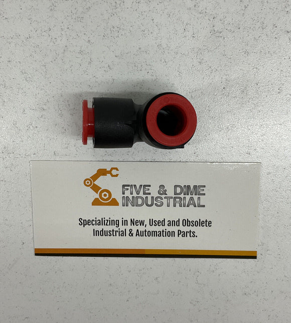 SMC KQL11-00 Lot of 9  One Touch Union Elbow Fittings 90Deg 3/8" Tube