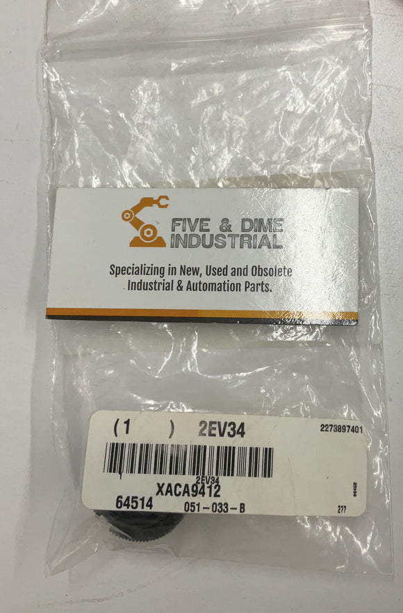 Schneider Electric XACA9412 Black Booted Push Button