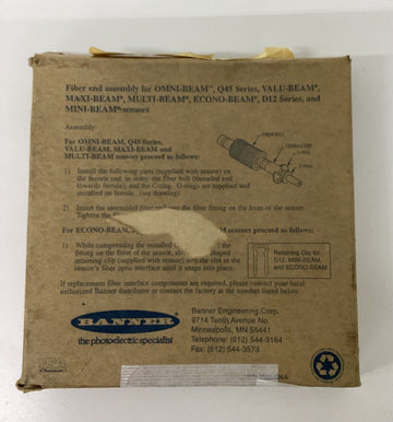 Banner ITA22S Fiber Optic Cable - 0