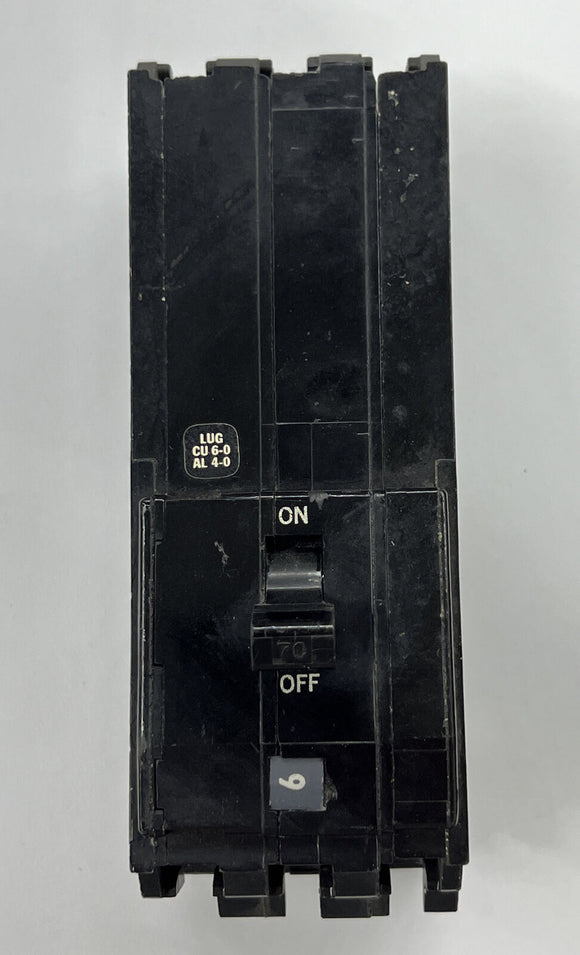 Square D  A24V18 Circuit Breaker Type Q137U 3-Pole 70 Amp 240 VAC