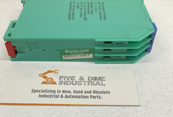 Pepperl Fuchs 92732 Safety Relay KHZ-922/Ex-1