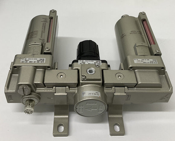 SMC AC41-N04D-8Z-X221 Filter Regulator and Lubricator Module