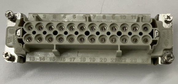 Ilme Cnf-24  Mencom 10.1970 24 Pin Female Rectangular Insert