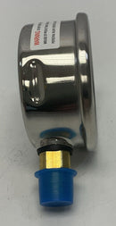 Marsh Bellofram J7648P 2-1/2'' Pressure Gauge 100PSI, 1/4NPT, Glycerin Filled-4