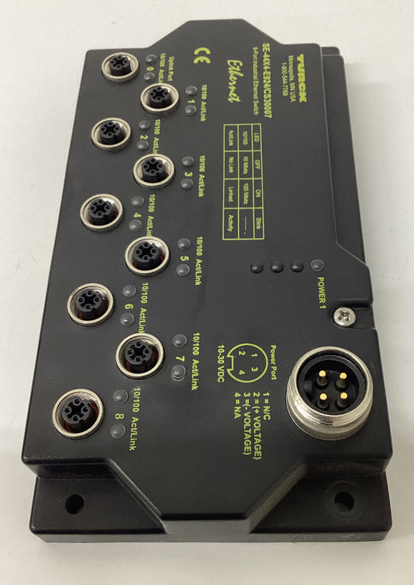 Turck SE-44X4-E924 / CS30007 Industrial Ethernet Module 9-Port