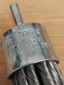 Osborn Steel Bristle Knotted End Brush 1" Ruftuf .020 Wire 1/4" Stem-4