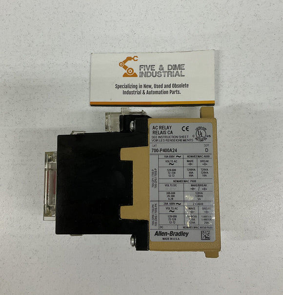 Allen Bradley 700-P400A24  AC Contactor Relay Ser B