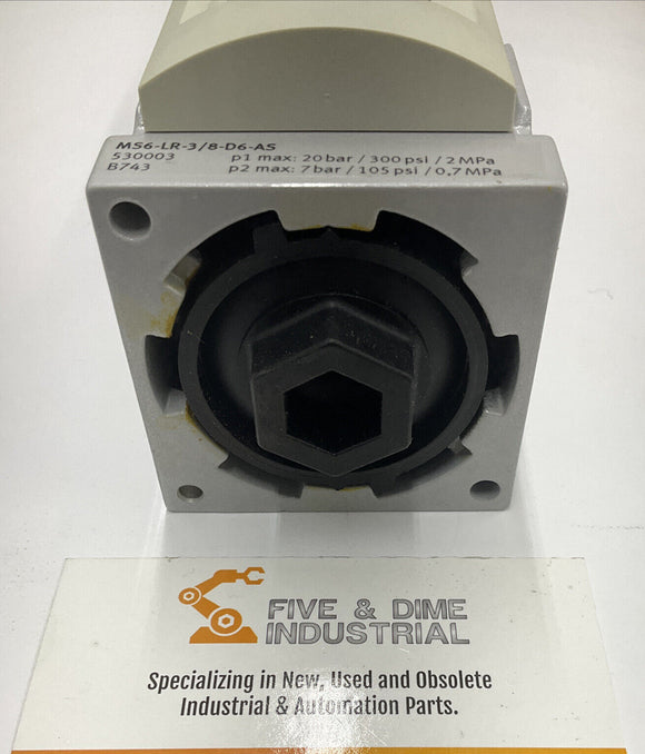 Festo MS6-LR-3/8-D6-AS Pressure Regulator 3/8 NPT