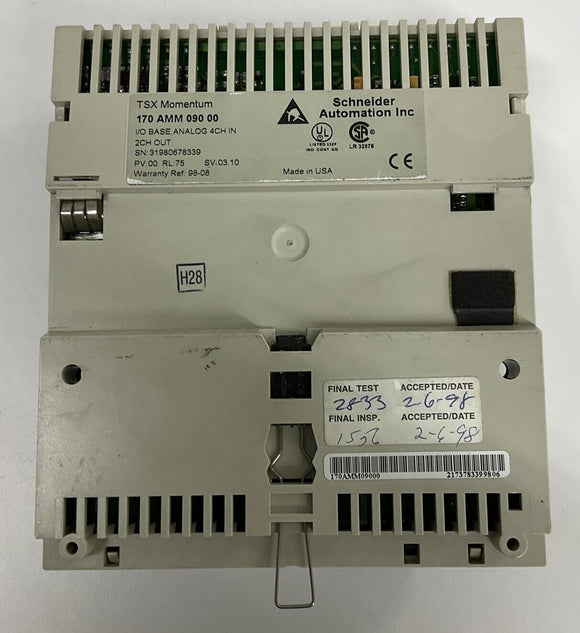 Schneider 170-AMM-090-00 TSX Momentum Module Modicon