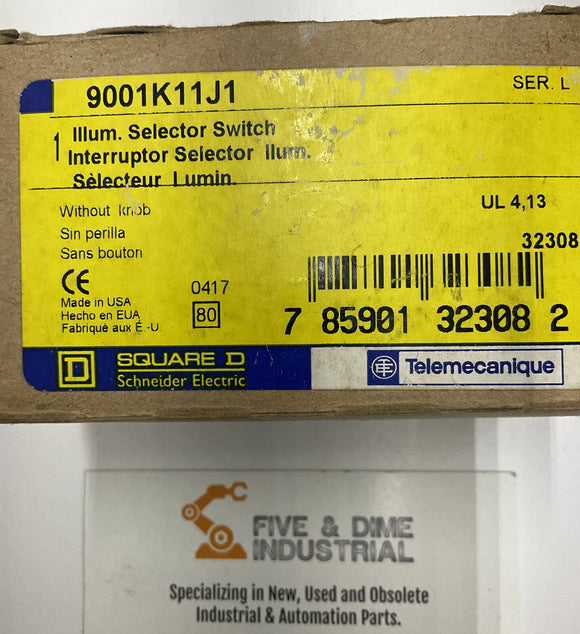 Square D 9001-KM1 Selector Switch Series H Without Knob