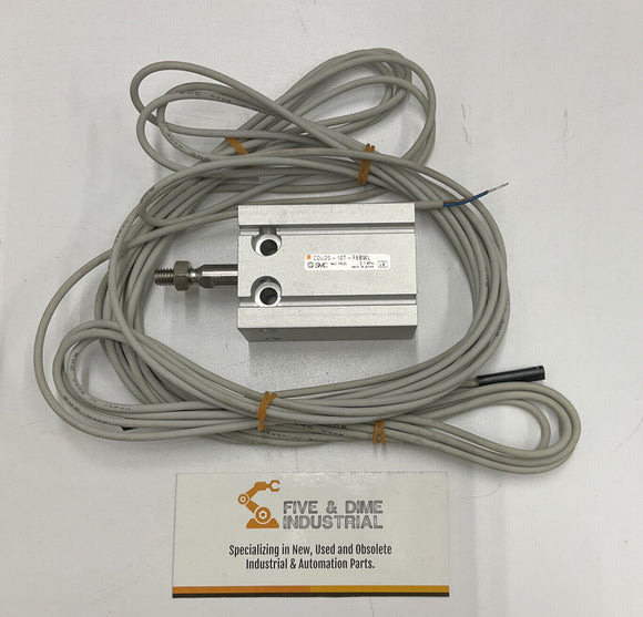 SMC CDU20-10T-F9BWL Cylinder with D-9BW Reed Switches