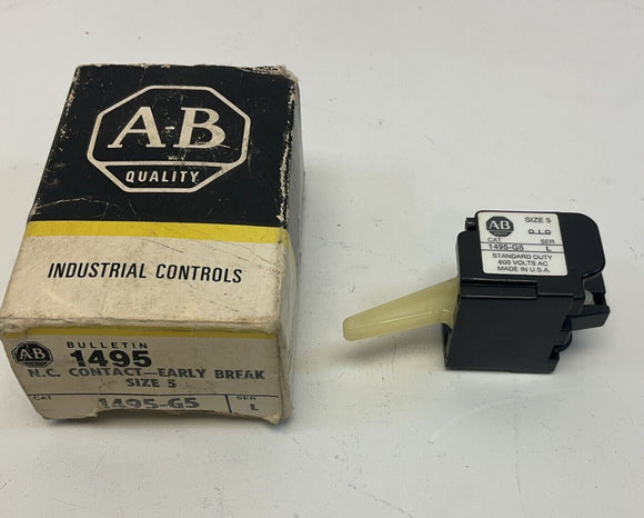 Allen Bradley 1495-G5 Ser. L  Early Break Contact