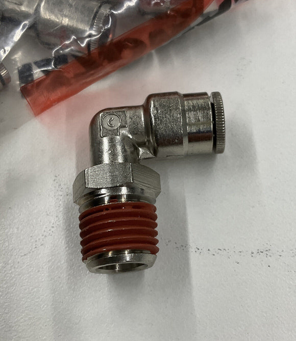 Camozzi 6520 04-04  Swivel Male Elbow 1/4 OD X 1/4 Npt Package of 10
