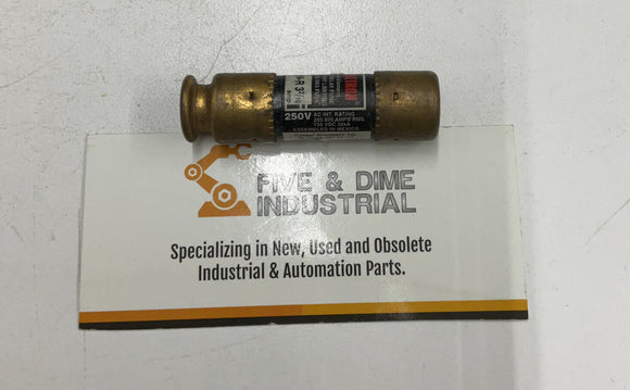 Bussmann FRN-R-3 2/10 Fusetron Fuses 3 2/10 Amps 250V   Lot of 4