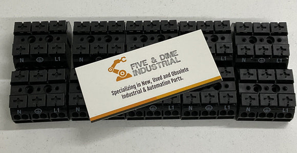 Wago 862-2503 Terminal Block 4 Pole Chassis Mount Awg 20-12. Lot of 10