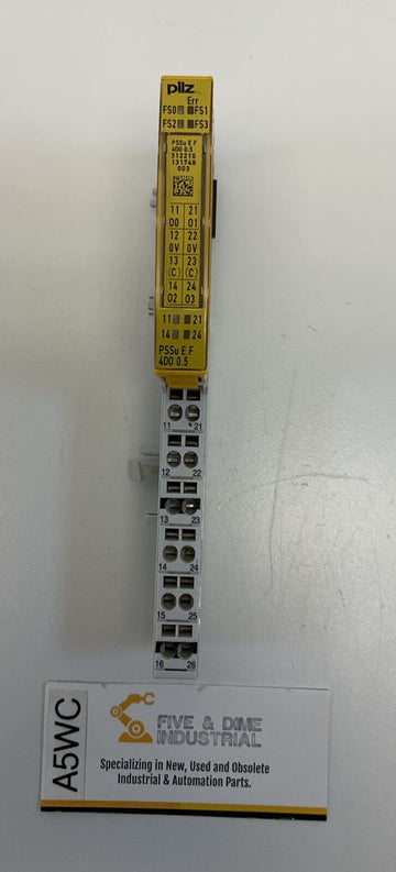 Pilz  312210 PSSU EF 4DO 0.5 Output Module  with Base  24VDC