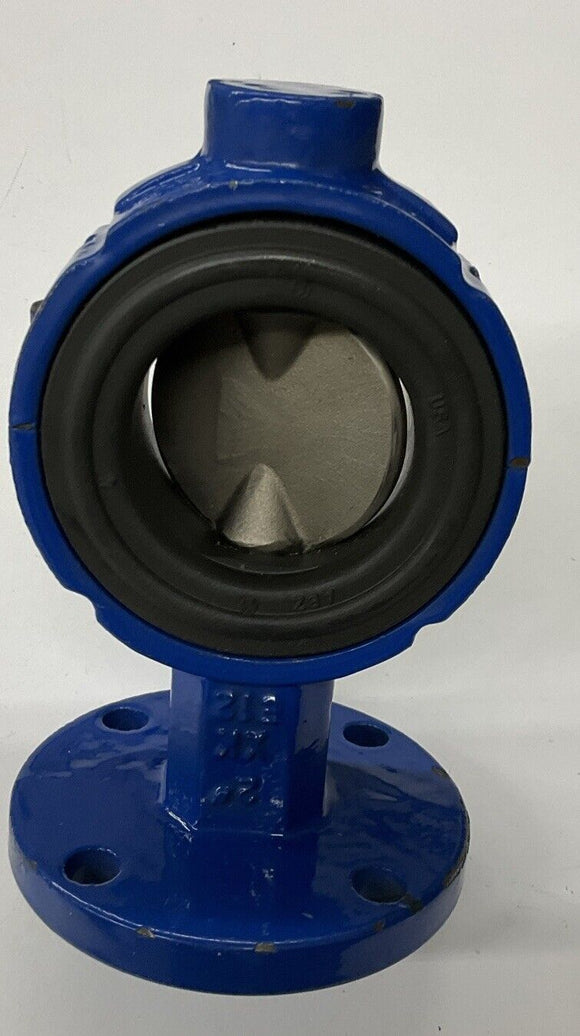 ABZ 2-090 2" 2-Piece Body Rubber Seated Butterfly Valve