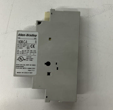 Allen Bradley 140M-C-ASAR10M01 Ser. A Trip Indication Contact 1NO, 1NC - 0