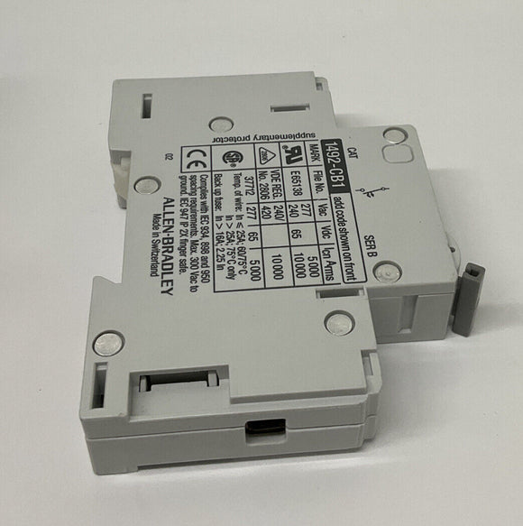 Allen Bradley 1492-CB1G070 Ser. B Din Mount Circuit Breaker 7 Amp