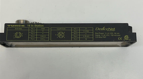 Turck FDNL-S1600-W Devicenet Bus Stop Station