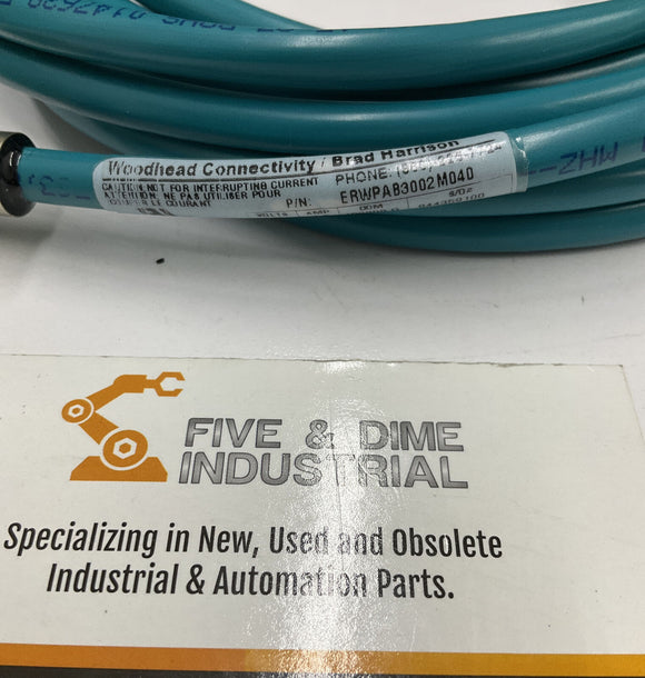 Molex Brad 1300540023 M12 Receptacle to RJ45 Plug 4 Meters