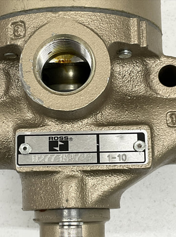 Ross D2773A4722 24 Vdc Solenoid Shut Off Valve - 0