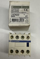 Square D Telemecanique LADN22 Contact Block 2NO 2NC-2