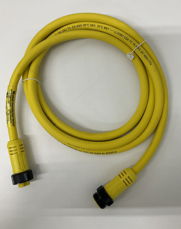 Molex Woodhead 113030K13M020 / 1300100488 3P Male/Female ST Cable 2M