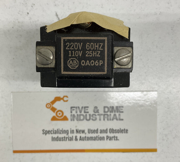 Allen Bradley 0A06P Coil 220V 60HZ