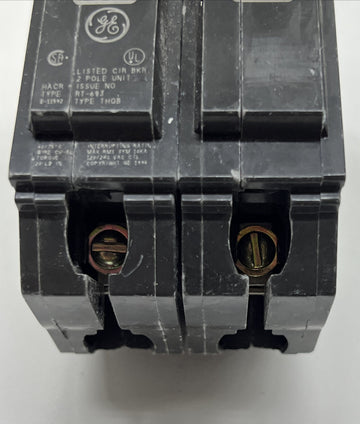 General Electric E-11592 RT-690 THQB 2-Pole 20A Circuit Breaker - 0