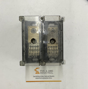 Ferraz Shawmut 67112 2-Pole Power Distribution Box w/ Cover  600V