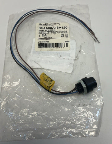 Woodhead 81432-001 4-PIN FEMALE MICRO-CHANGE RECEPTACLE 12" (RE237) - 0