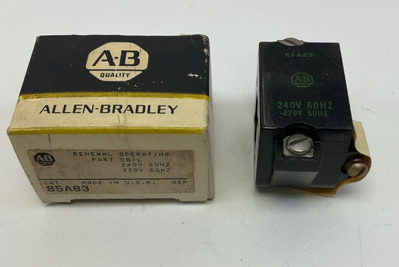Allen Bradley 85A83 Operating Coil 220  240V