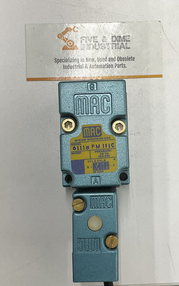 Mac 6111B-PM-111C Solenoid Valve 25-150 PSI