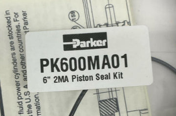 Parker PK600MA01 6" Piston Seal Kit - 0