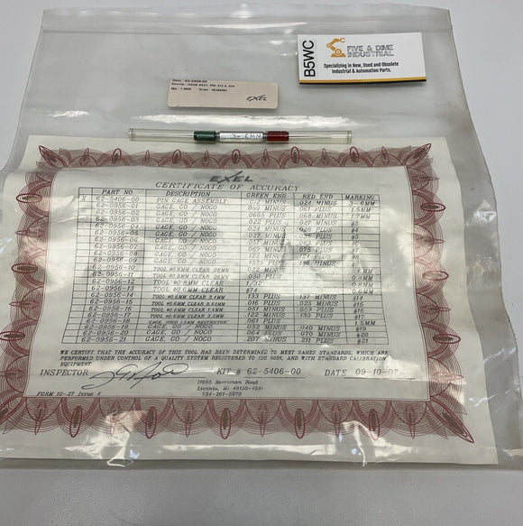 Sames Kremlin 65-5406-00 Gage Pin Assembly .012 & .024