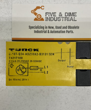Turck BI10T-Q34-ADZ30X2-B3131/S34 Proximity Sensor Switch - 0