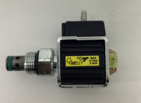 Parker DSL08IN Hydraulic Cartridge Valve w/ CCP-024-D 24VDC Coil