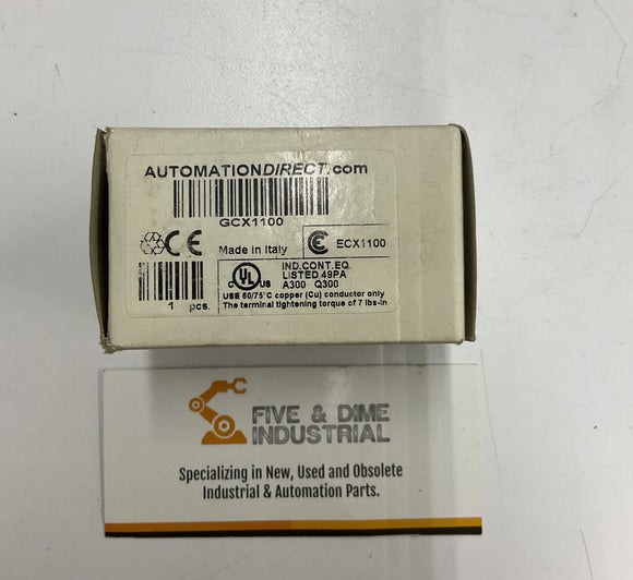 Automation Direct GCX1100 Black Pushbutton Switch