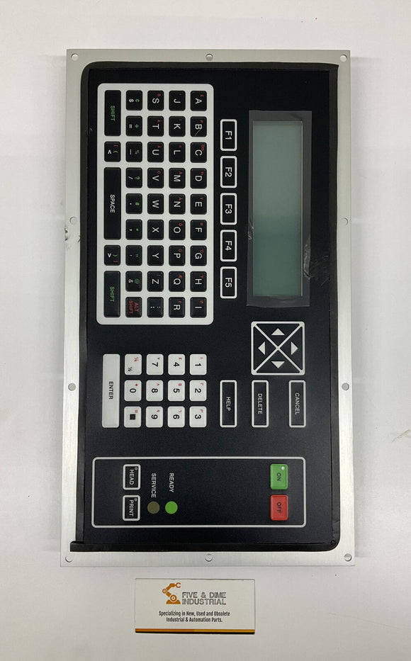 VideoJet 355060-01 Rev. N Operator Interface Panel