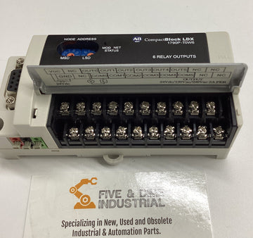 Allen Bradley 1790-T0W6 Ser. A  6-Relay Compact Block Module 95960101 - 0