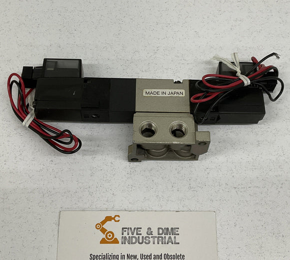 SMC VZ3440 24 Vdc Solenoid Valve w/ Base
