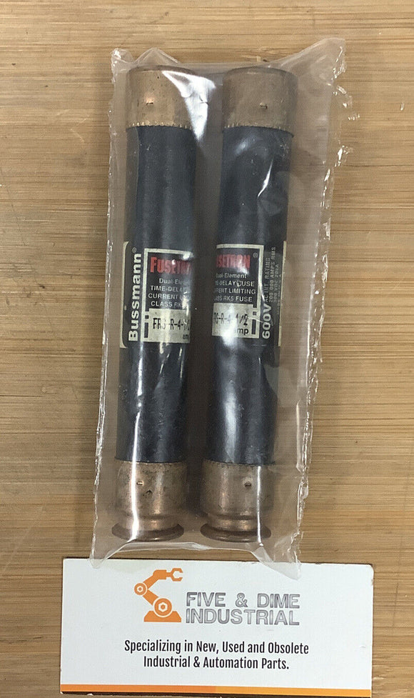 Fusetron FRS-R-4-1/2 Lot of 2 600V Fuse