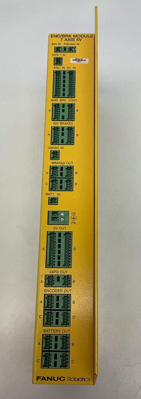 Fanuc EE-4583-050 7 Axis Encoder / Brake Module Rev F