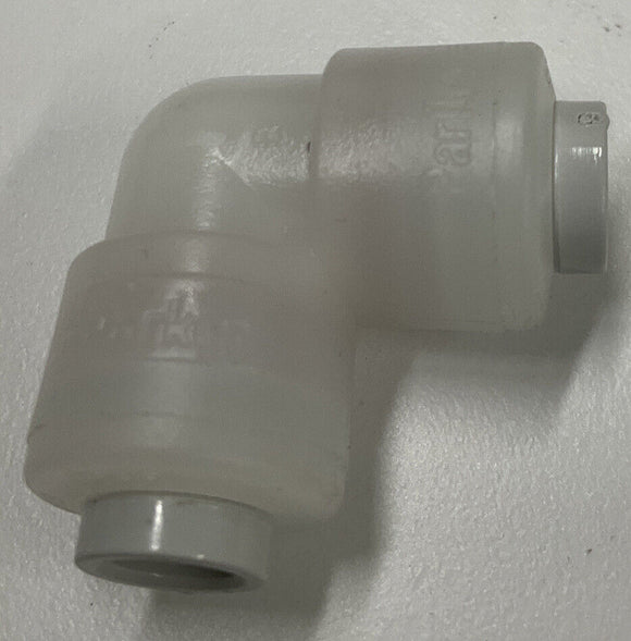 Parker F4EU4 Kynar PVDF Elbow Union 1/4x1/4"  Push-to-Connect Lot of 3