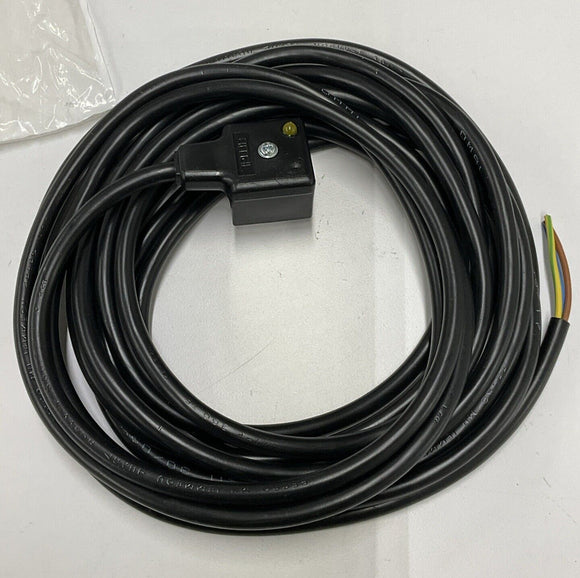 Mencom VAG-520-00 Solenoid Valve Connectors 3-Pole with Led 24V 10A 5M