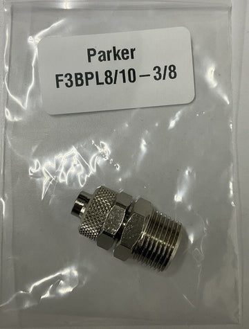 Parker F3BPL8/10-3/8 Metalic and Polymer Spigot Fitting Ser PL EV EK MV - 0