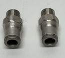 Legris 3805 56 11  Push Connector SS-316 1/4" OD Tube x 1/8" MNPT 2-Pack-4